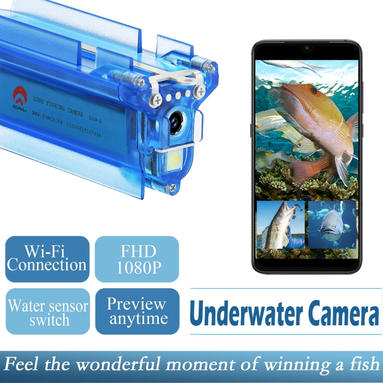 Lure 1080P Wireless Underwater Fishing Video Camera with Loop Recording / APP Remote Control Lure 1080P Wireless Underwater Fishing Video Camera with Loop Recording / APP Remote Control